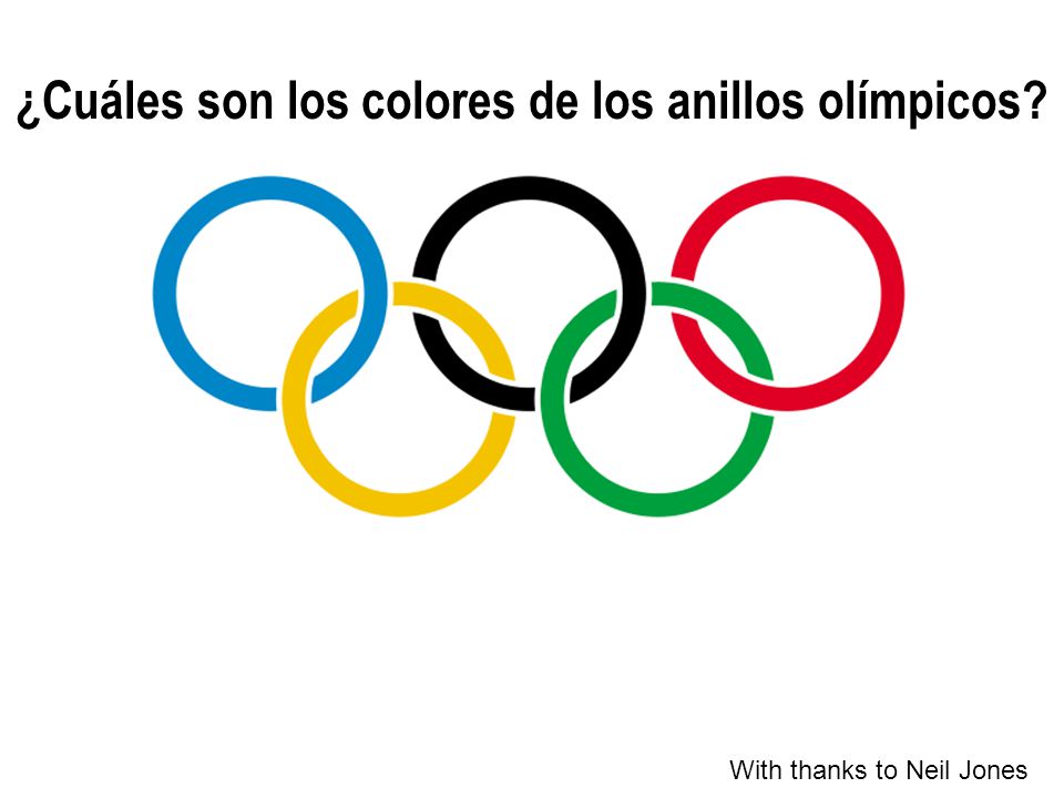 ¿Cuáles son los colores de los anillos olímpicos
