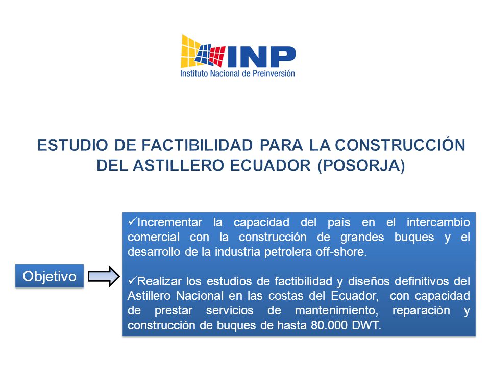 ESTUDIO DE FACTIBILIDAD PARA LA CONSTRUCCIÓN DEL ASTILLERO ECUADOR (POSORJA)