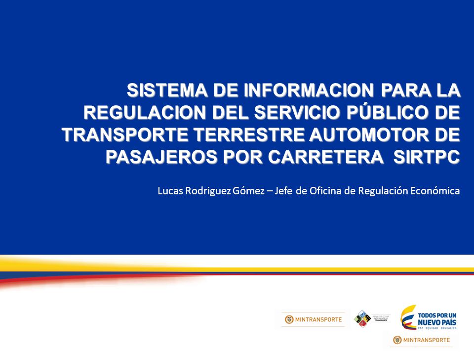 Lucas Rodriguez Gómez – Jefe de Oficina de Regulación Económica
