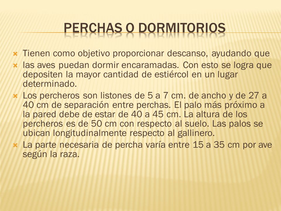 Perchas o dormitorios Tienen como objetivo proporcionar descanso, ayudando que.