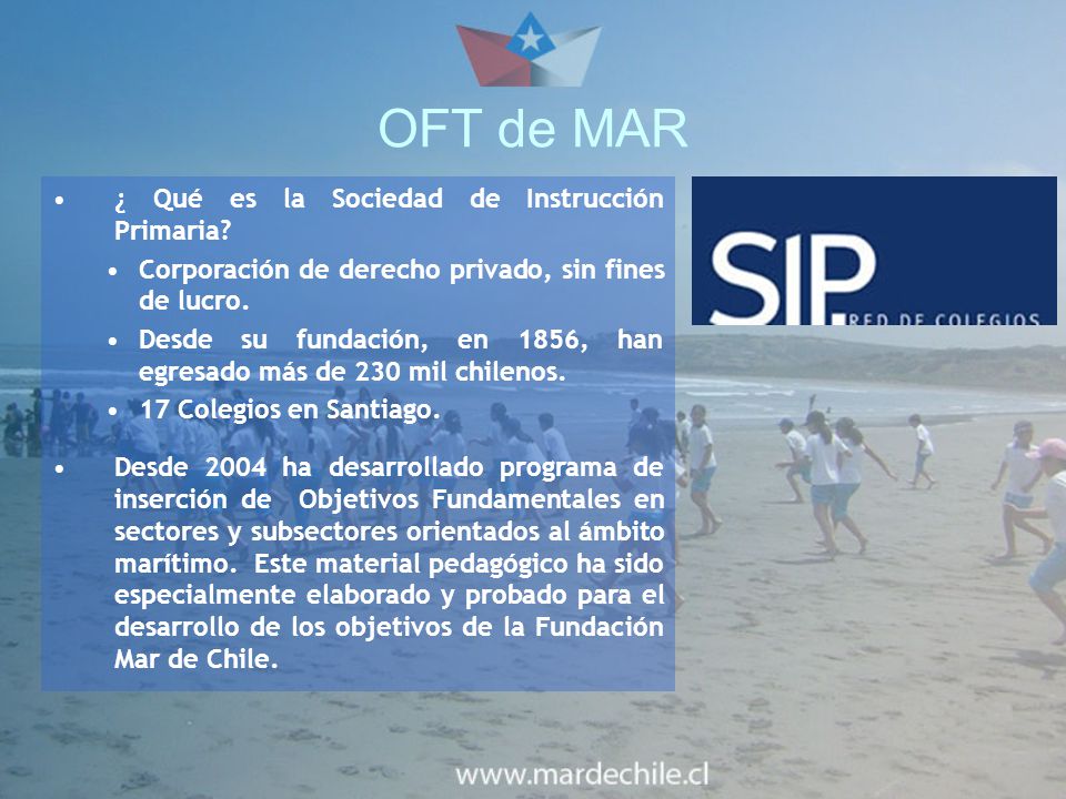 OFT de MAR ¿ Qué es la Sociedad de Instrucción Primaria