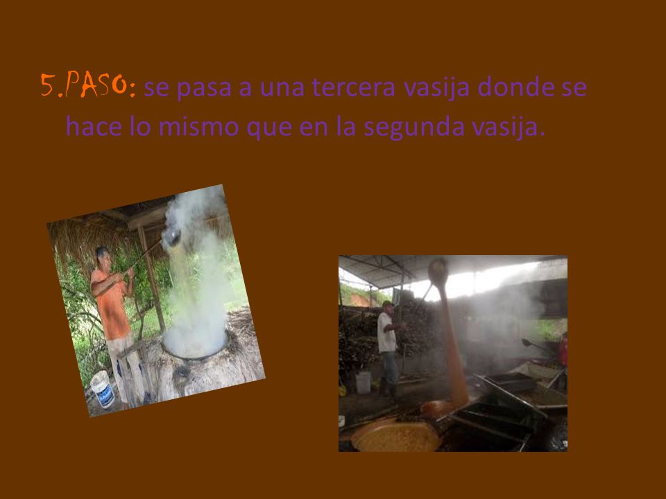 5.PASO: se pasa a una tercera vasija donde se hace lo mismo que en la segunda vasija.