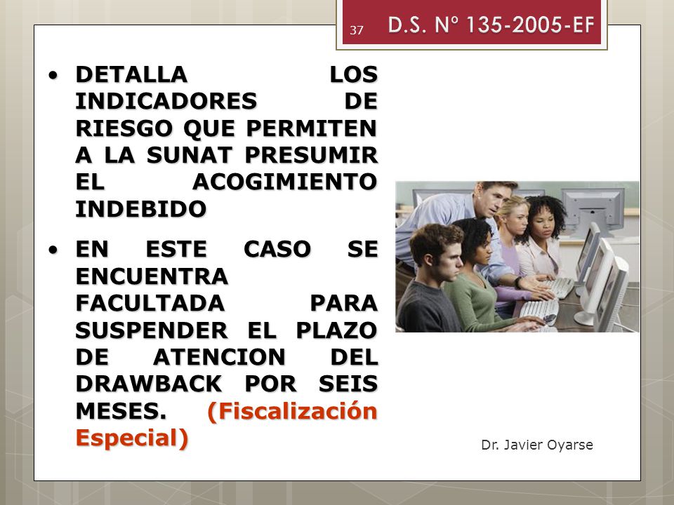 D.S. Nº EF DIPLOMADO EN DERECHO TRIBUTARIO ADUANERO - CLASE 13.