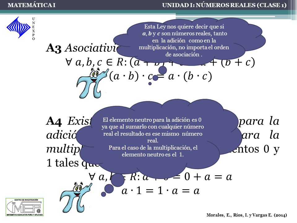 MATEMÁTICA I UNIDAD I: NÚMEROS REALES (CLASE 1) UNEXPO. Esta Ley nos quiere decir que si.