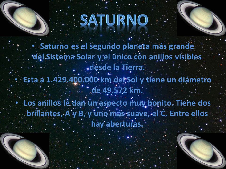 Esta a km del Sol y tiene un diámetro de km.