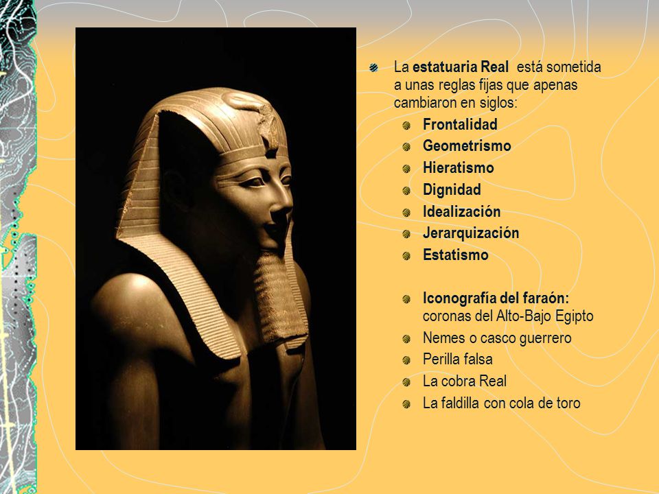 La estatuaria Real está sometida a unas reglas fijas que apenas cambiaron en siglos: