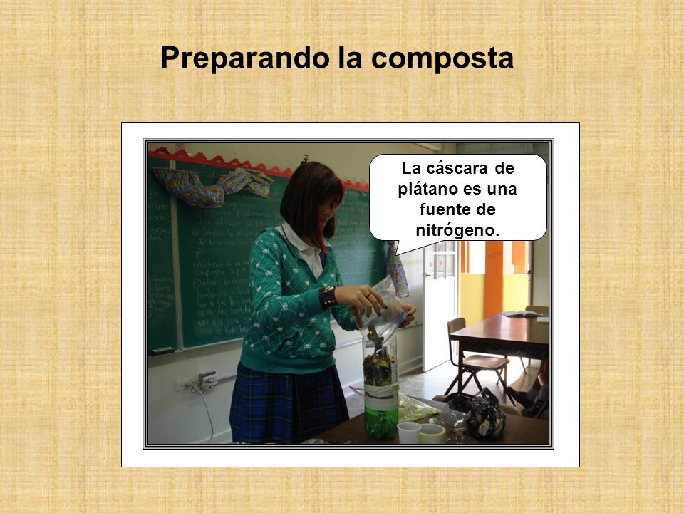 Preparando la composta