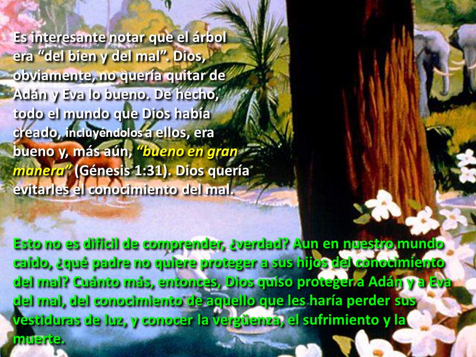 Es interesante notar que el árbol