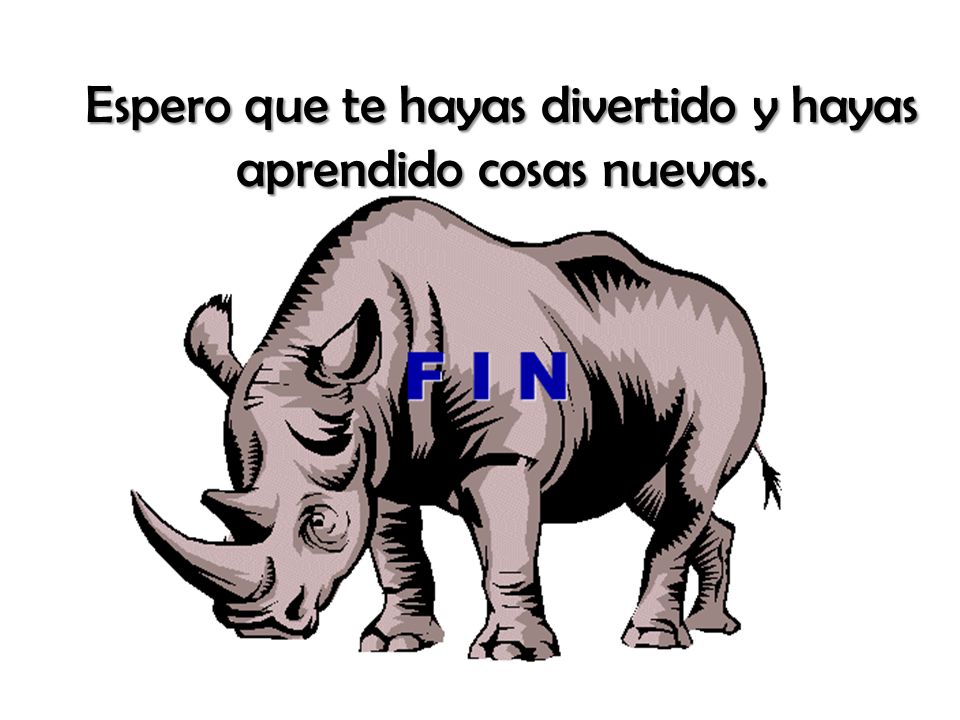 Espero que te hayas divertido y hayas aprendido cosas nuevas.