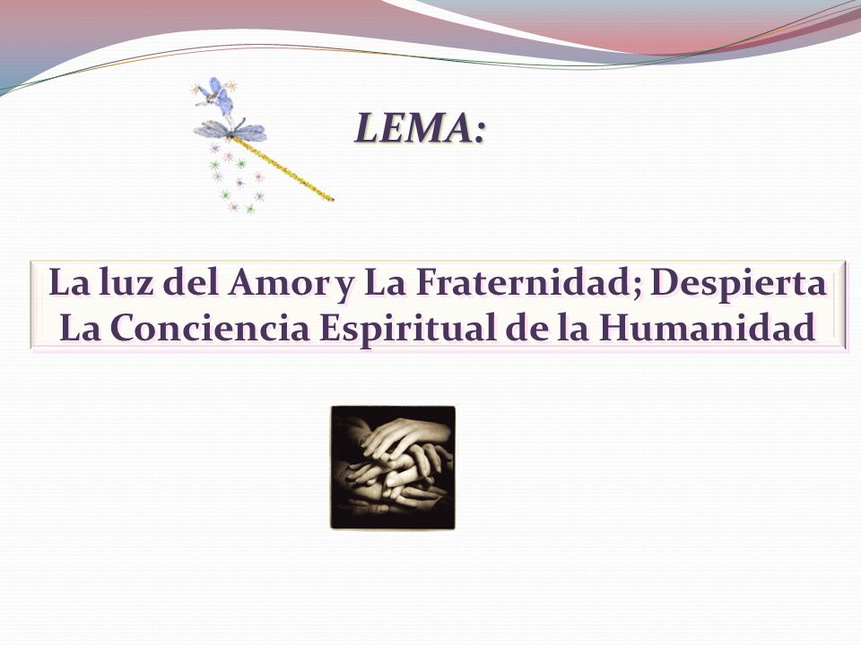 LEMA: La luz del Amor y La Fraternidad; Despierta
