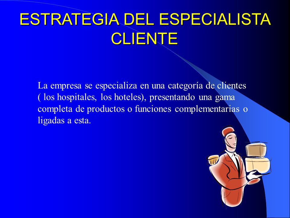 ESTRATEGIA DEL ESPECIALISTA CLIENTE