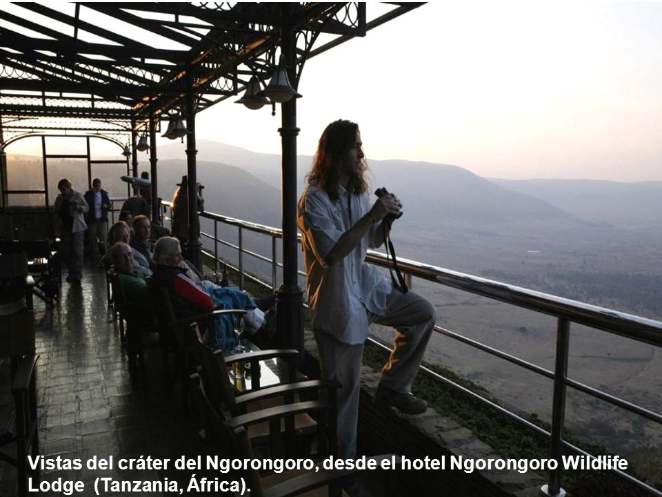 Vistas del cráter del Ngorongoro, desde el hotel Ngorongoro Wildlife