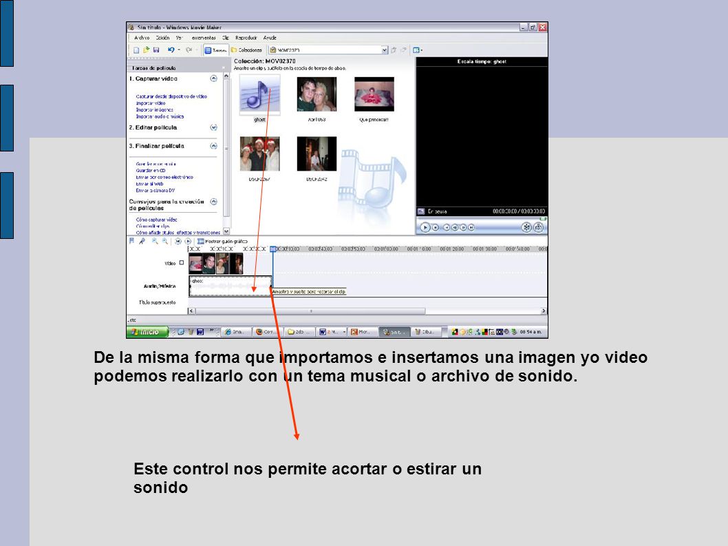 De la misma forma que importamos e insertamos una imagen yo video