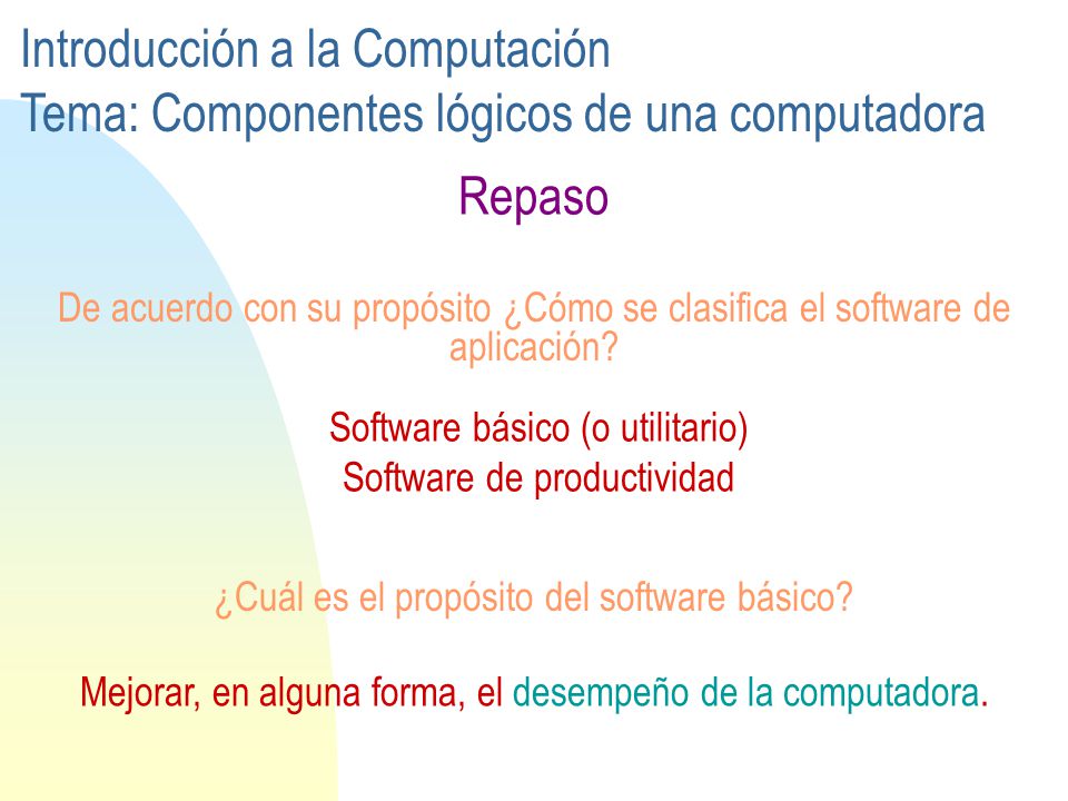 Introducción a la Computación