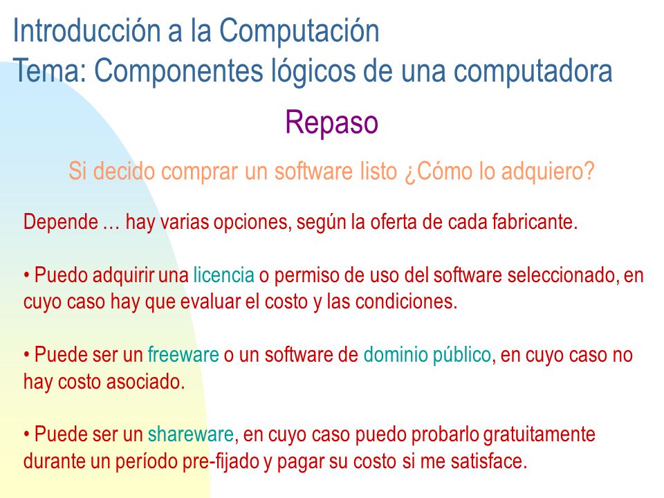 Si decido comprar un software listo ¿Cómo lo adquiero