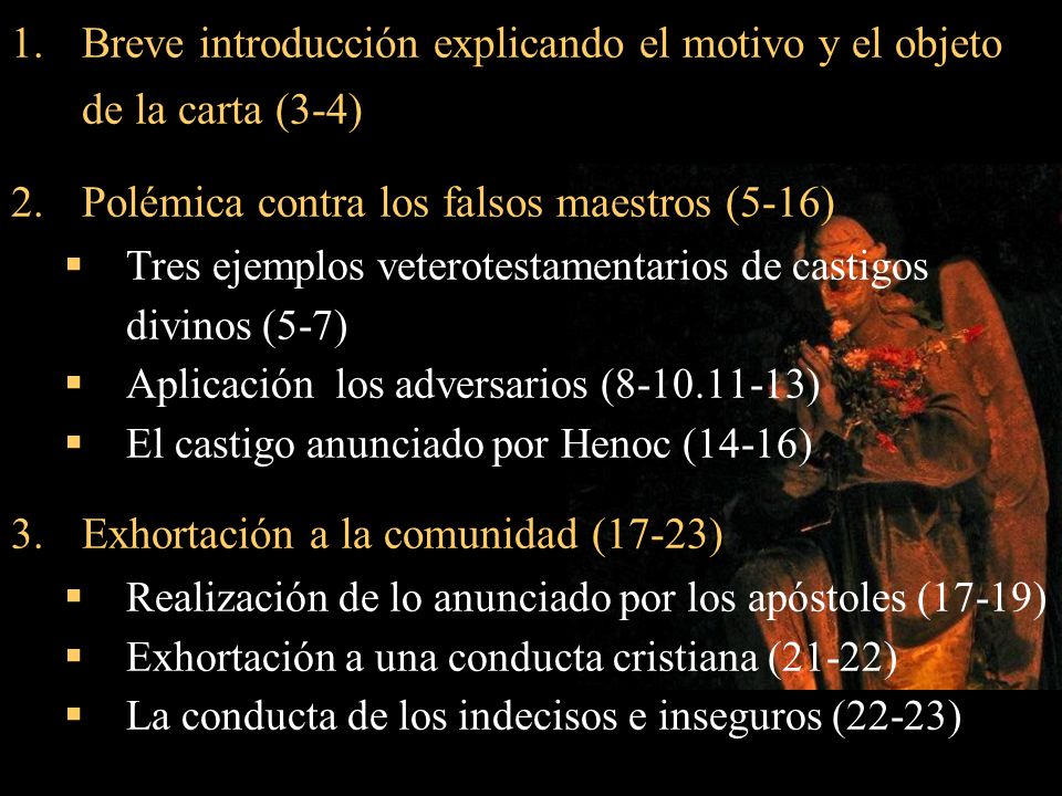 Breve introducción explicando el motivo y el objeto de la carta (3-4)