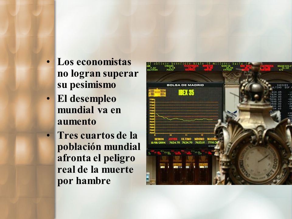 Los economistas no logran superar su pesimismo