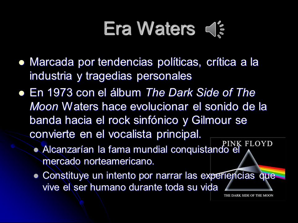 Era Waters Marcada por tendencias políticas, crítica a la industria y tragedias personales.