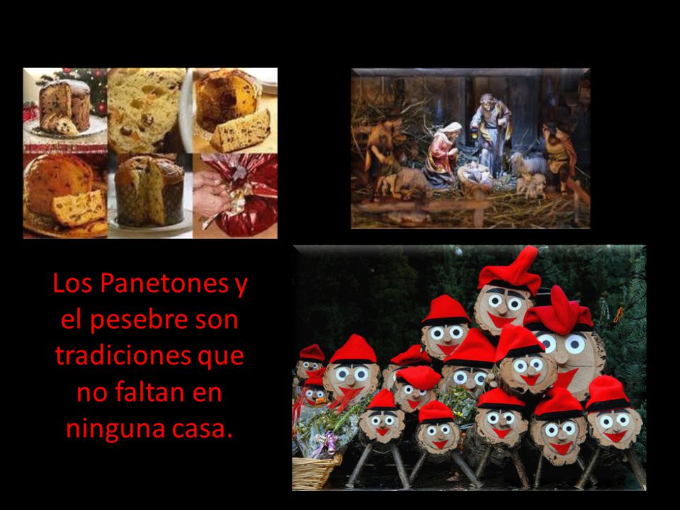 Los Panetones y el pesebre son tradiciones que no faltan en ninguna casa.