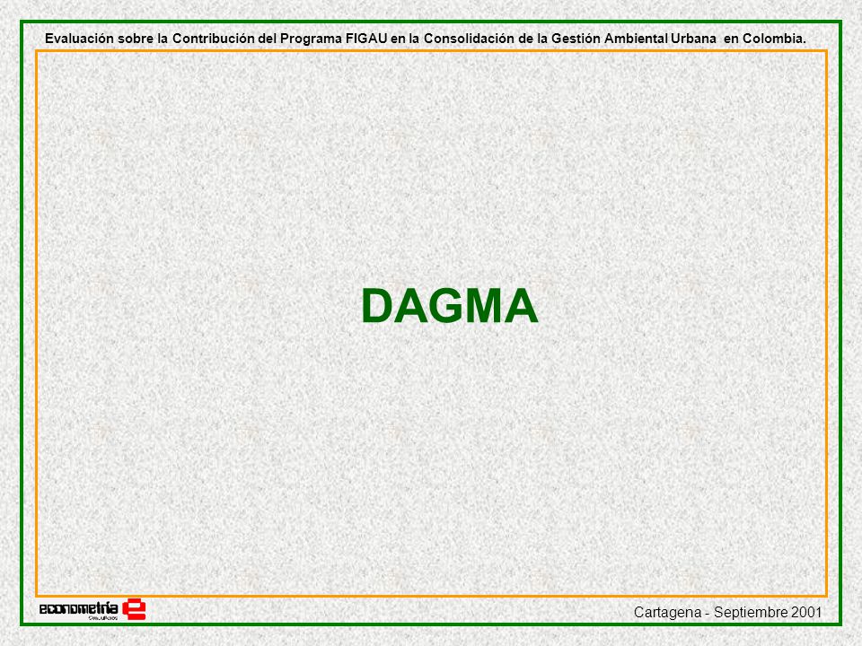 DAGMA Cartagena - Septiembre 2001