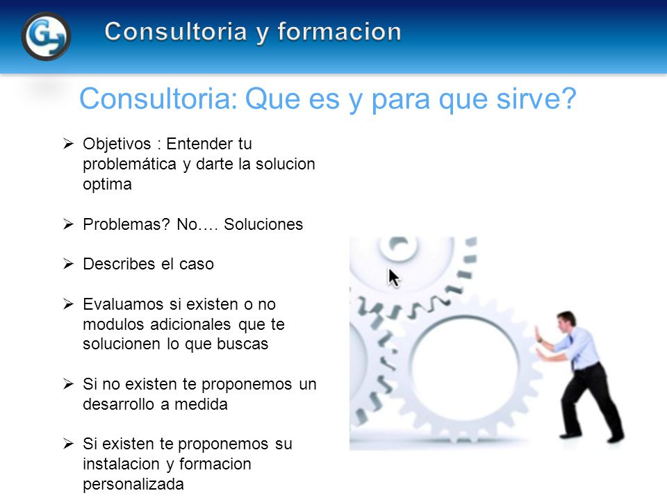 Consultoria y formacion