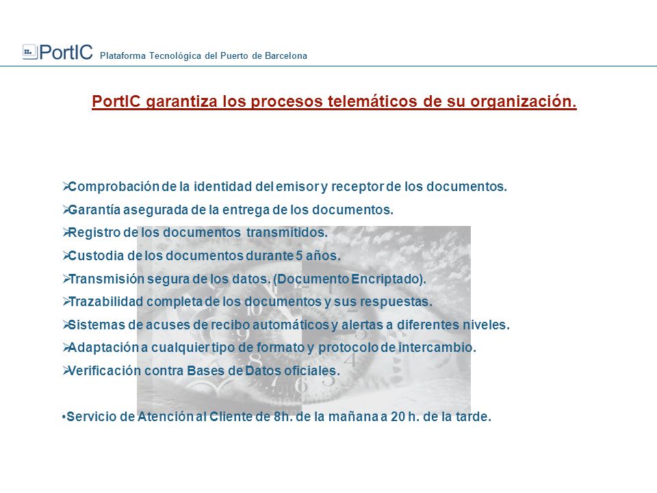PortIC garantiza los procesos telemáticos de su organización.