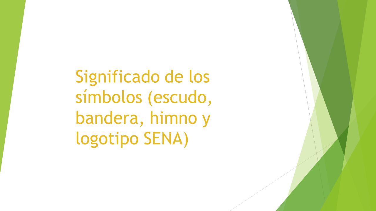 Significado de los símbolos (escudo, bandera, himno y logotipo SENA)