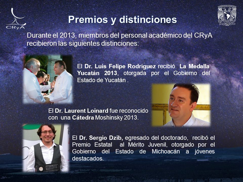 Premios y distinciones