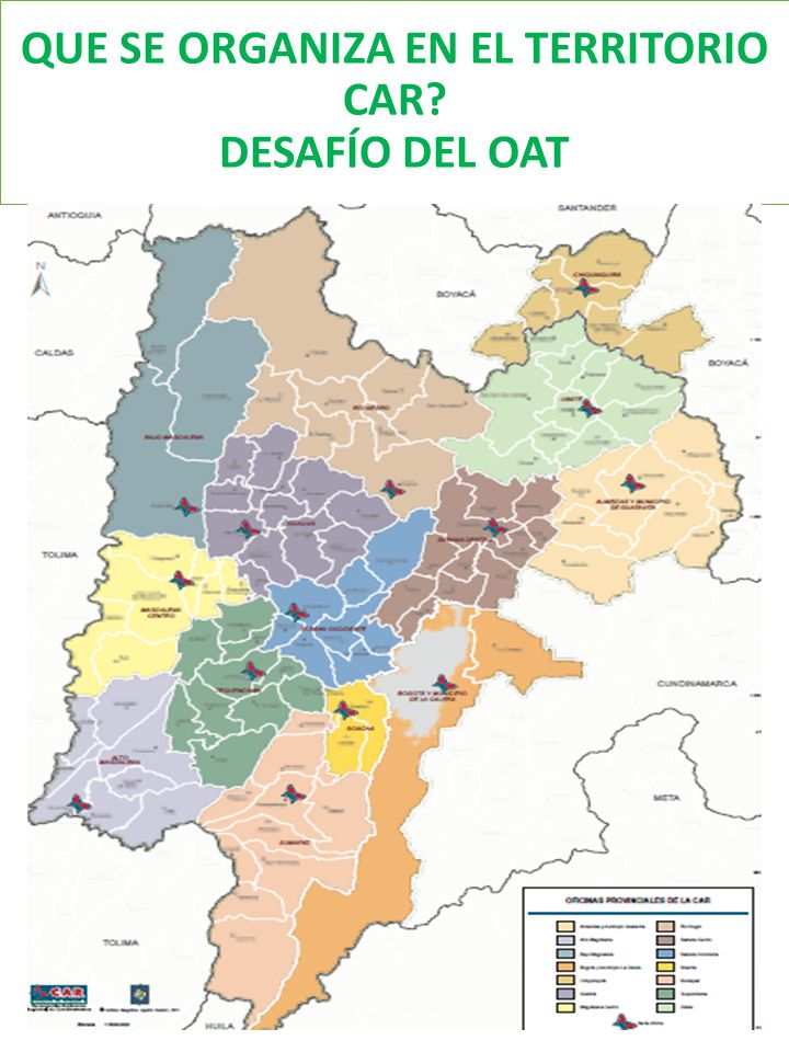 QUE SE ORGANIZA EN EL TERRITORIO CAR DESAFÍO DEL OAT