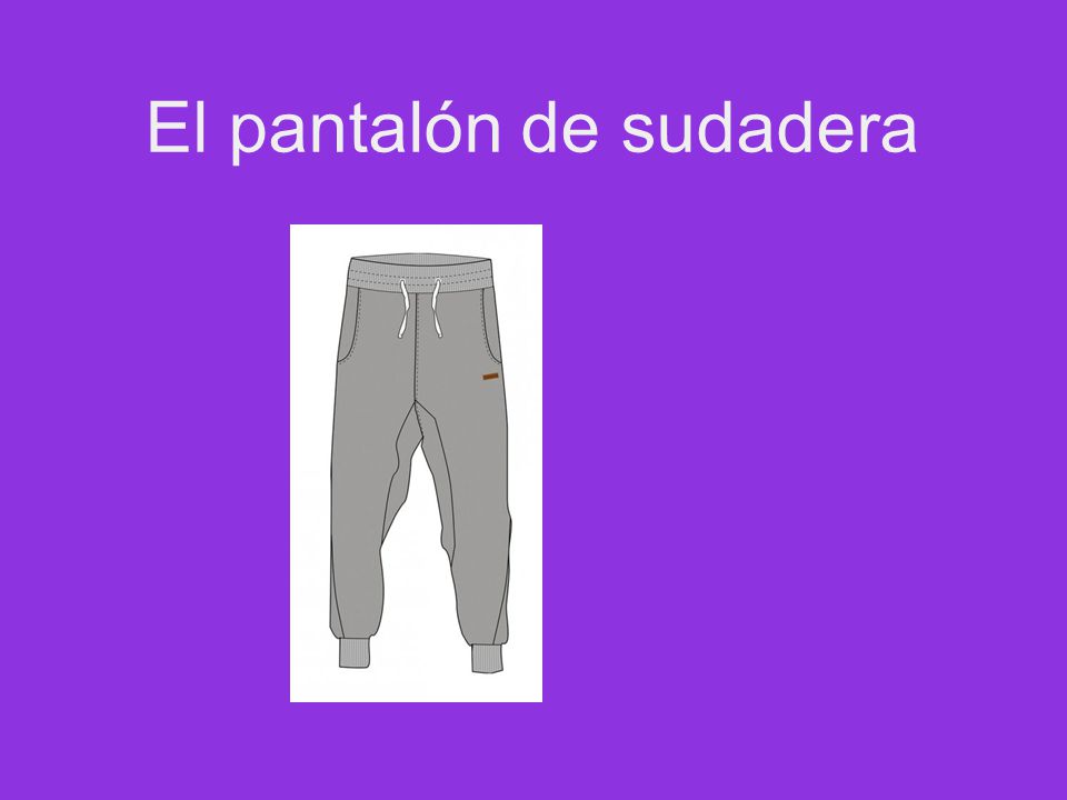 El pantalón de sudadera
