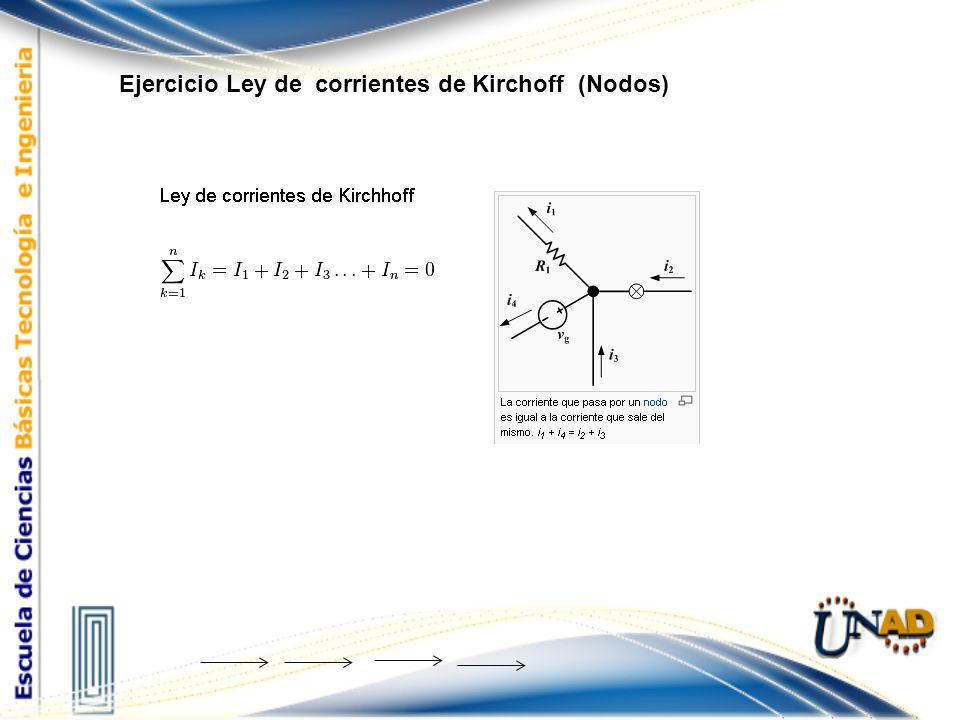 Ejercicio Ley de corrientes de Kirchoff (Nodos)