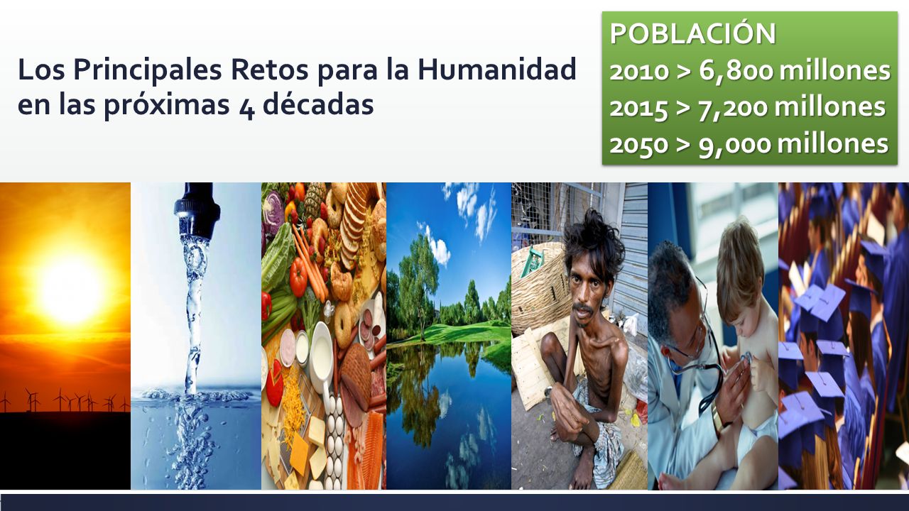 Los Principales Retos para la Humanidad en las próximas 4 décadas