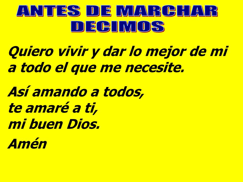 Quiero vivir y dar lo mejor de mi a todo el que me necesite.