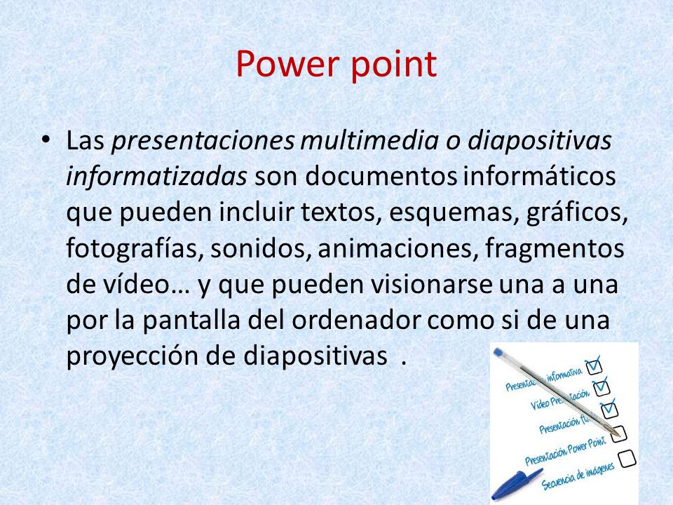 Power point
