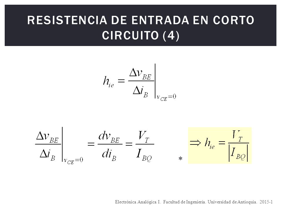 Resistencia de entrada en corto circuito (4)