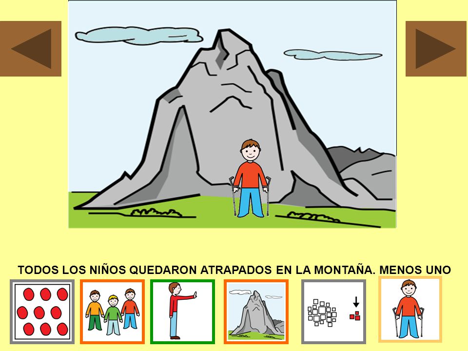 TODOS LOS NIÑOS QUEDARON ATRAPADOS EN LA MONTAÑA. MENOS UNO