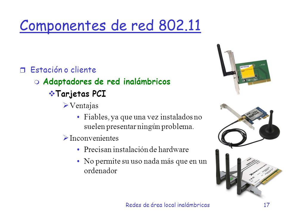 Redes de área local inalámbricas