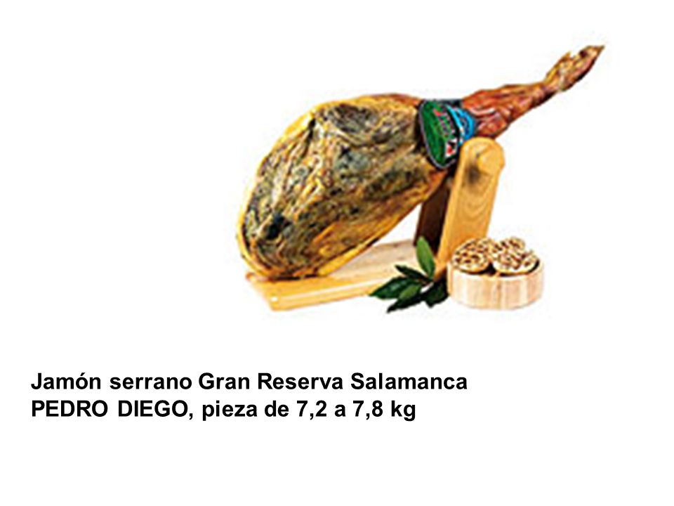 Jamón serrano Gran Reserva Salamanca PEDRO DIEGO, pieza de 7,2 a 7,8 kg