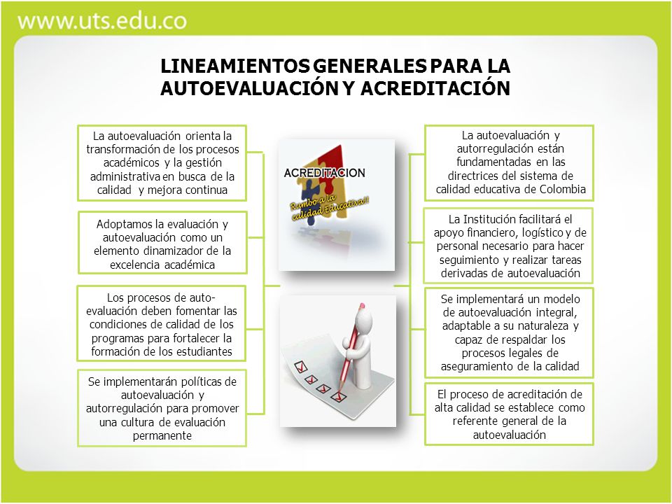 LINEAMIENTOS GENERALES PARA LA AUTOEVALUACIÓN Y ACREDITACIÓN
