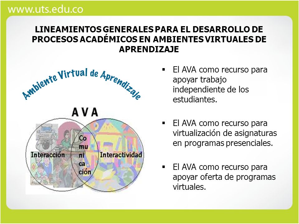 LINEAMIENTOS GENERALES PARA EL DESARROLLO DE PROCESOS ACADÉMICOS EN AMBIENTES VIRTUALES DE APRENDIZAJE