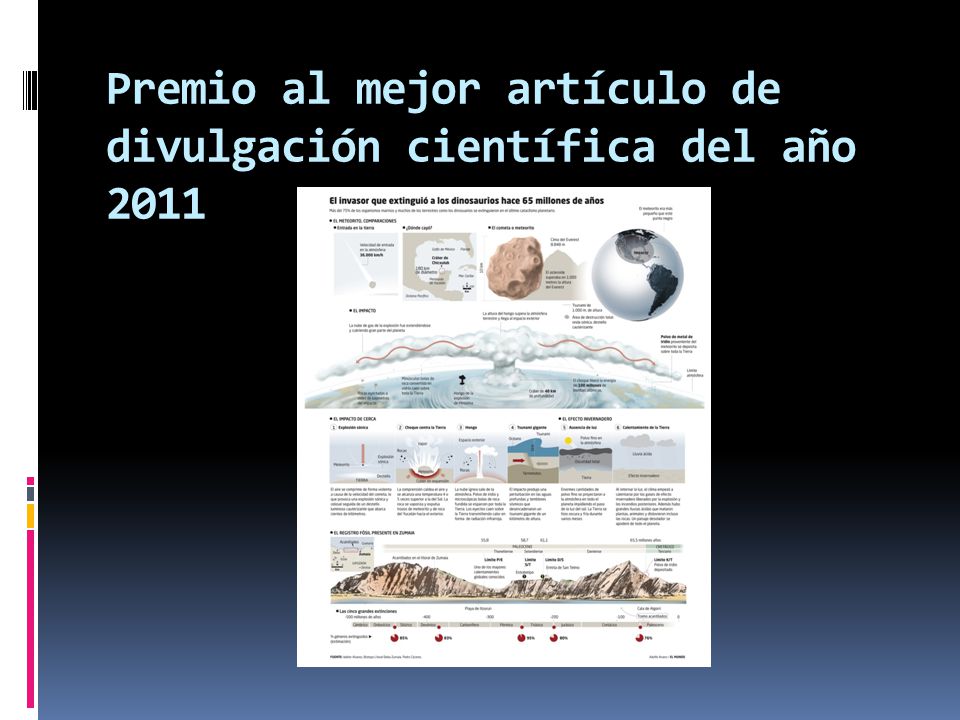 Premio al mejor artículo de divulgación científica del año 2011
