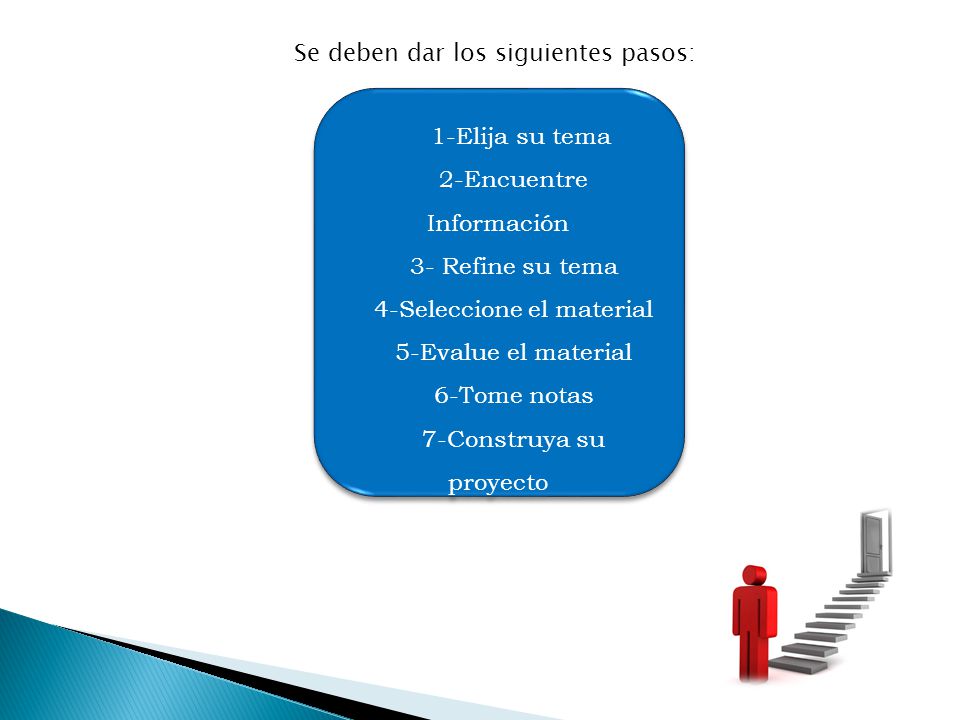 Se deben dar los siguientes pasos: