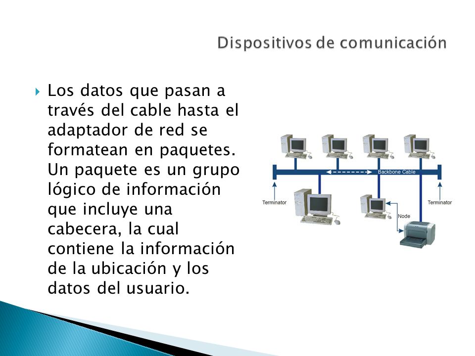 Dispositivos de comunicación