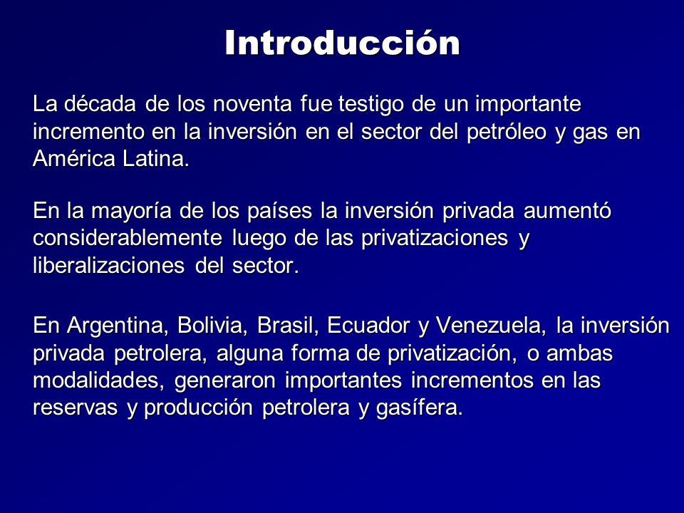 Introducción La década de los noventa fue testigo de un importante
