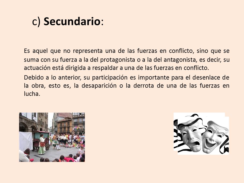 c) Secundario: