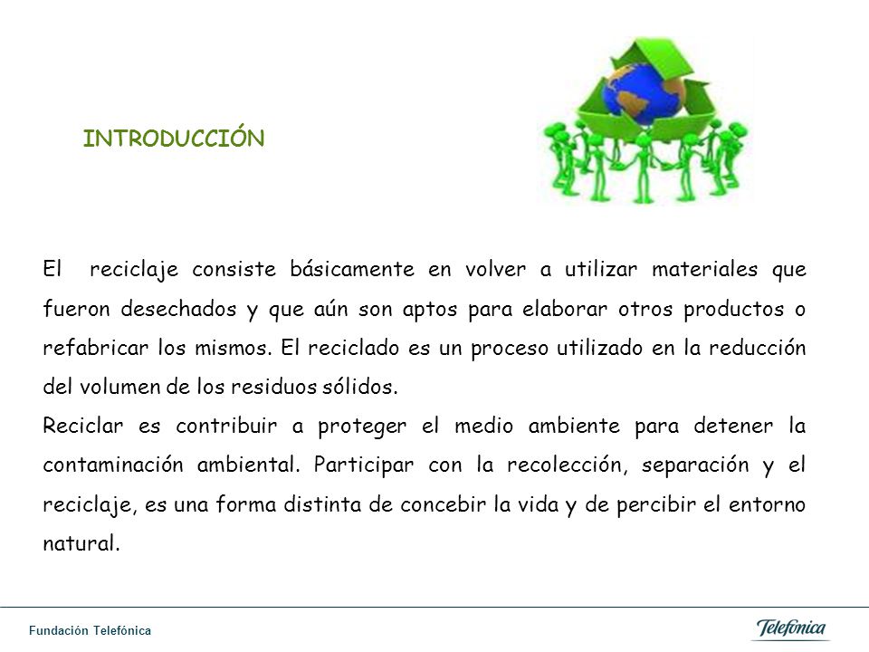 TAREA PARTE TEÓRICA: ¿Que es el reciclaje ¿Por qué te parece interesante Razones para reciclar