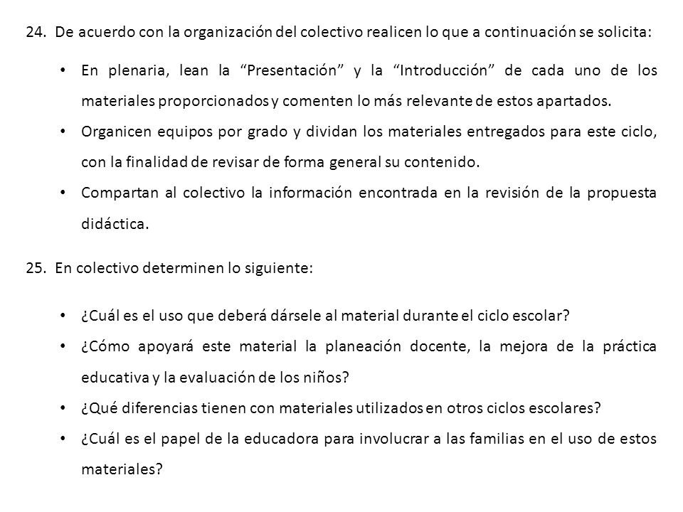 De acuerdo con la organización del colectivo realicen lo que a continuación se solicita: