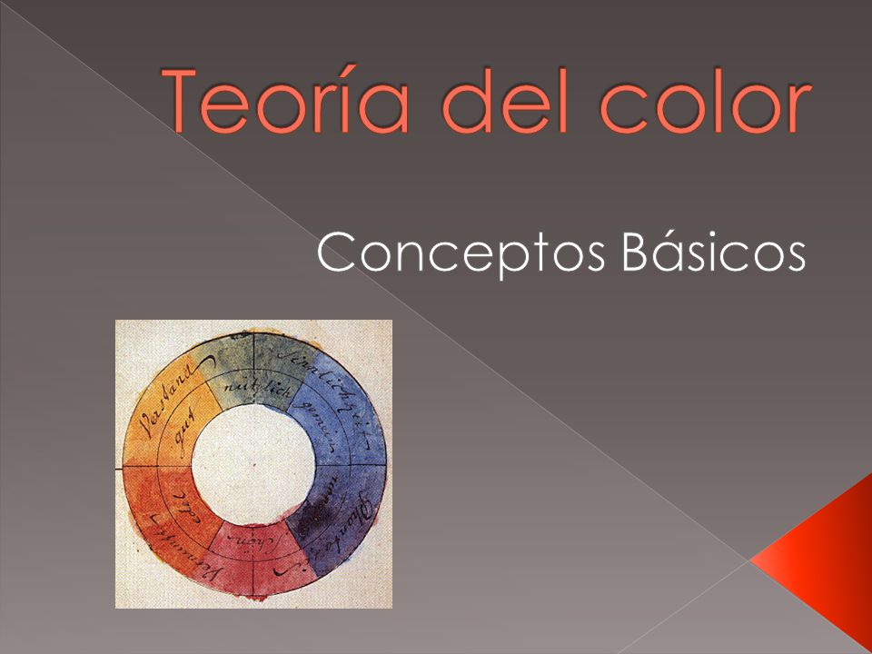 Teoría del color Conceptos Básicos