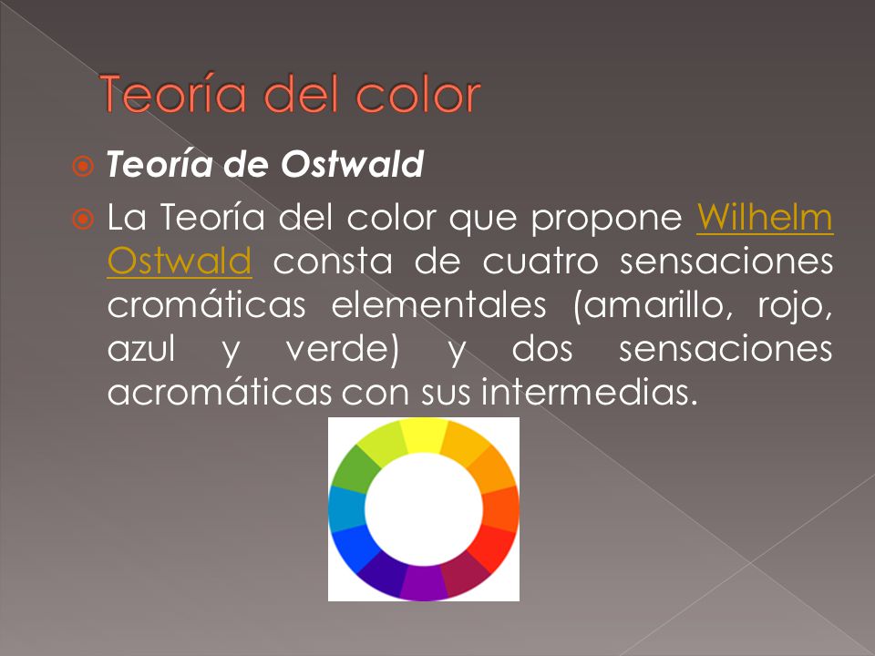 Teoría del color Teoría de Ostwald