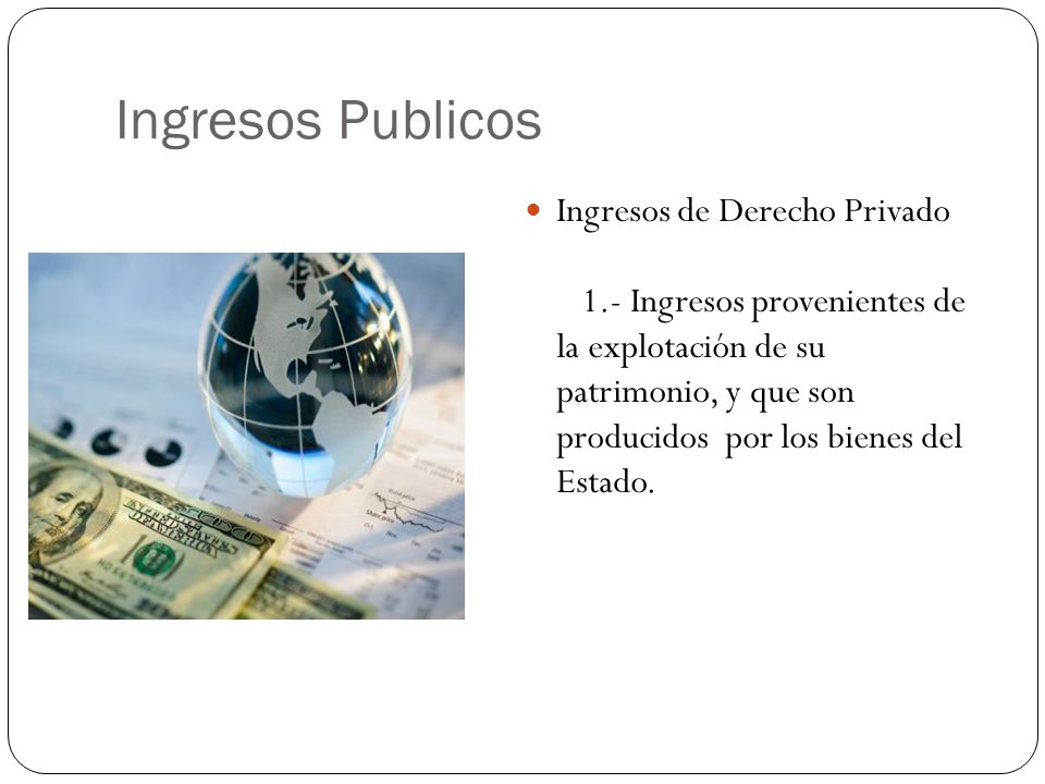 Ingresos Publicos